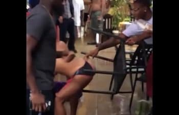 Mulher briga e fica sem roupa Mulher briga e fica sem roupa