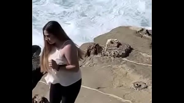 Transando na praia