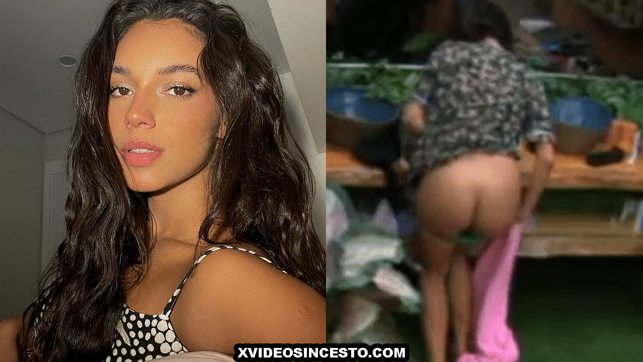 Alane Dias pelada sem calcinha mostrando a bunda no BBB