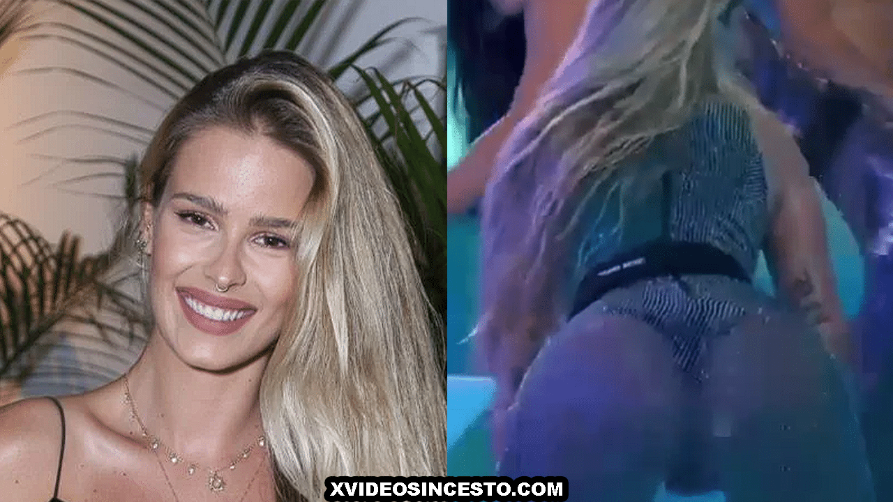 Yasmin Brunet rebolando com calcinha enfiada no cu