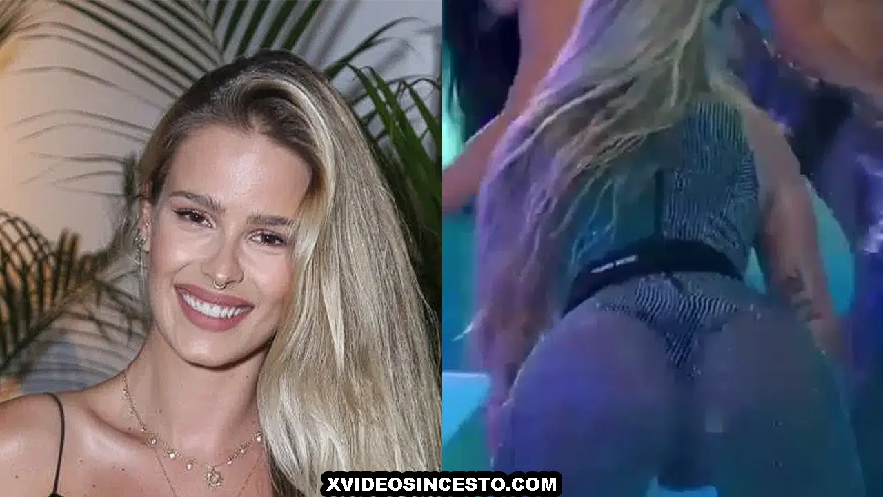 Yasmin Brunet rebolando com calcinha enfiada no cu