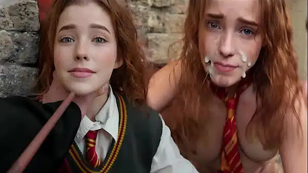 Hermione pelada em vídeo de sexo com seu primo